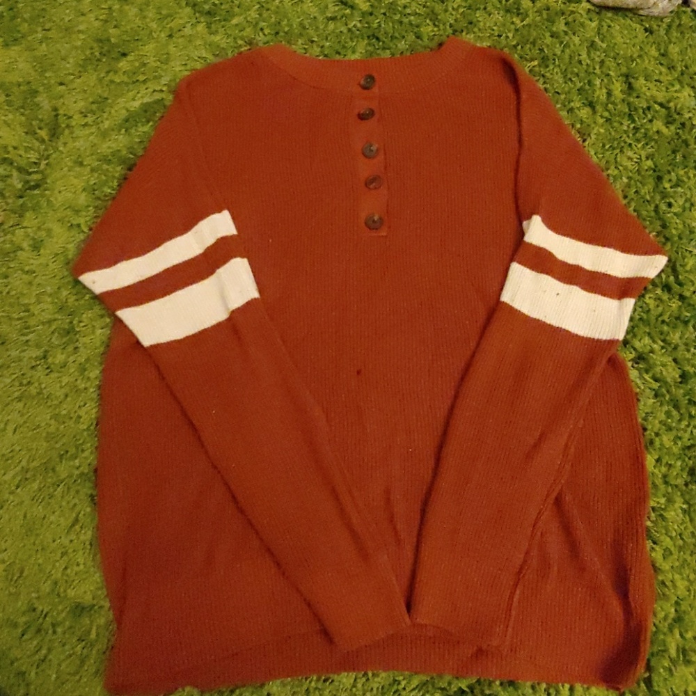 Henley Sweaters 2 Ribbed one normal